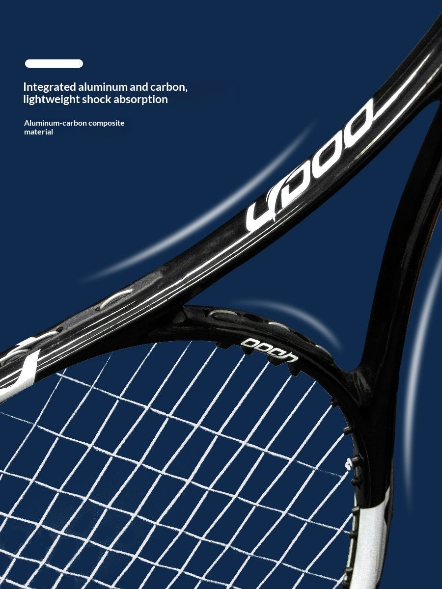 Raquettes de tennis Carbone et fibre de carbone intégré Super lumière simple et double Raquettes