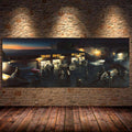 Réparation de course toile peinture affiche maison salon Décor