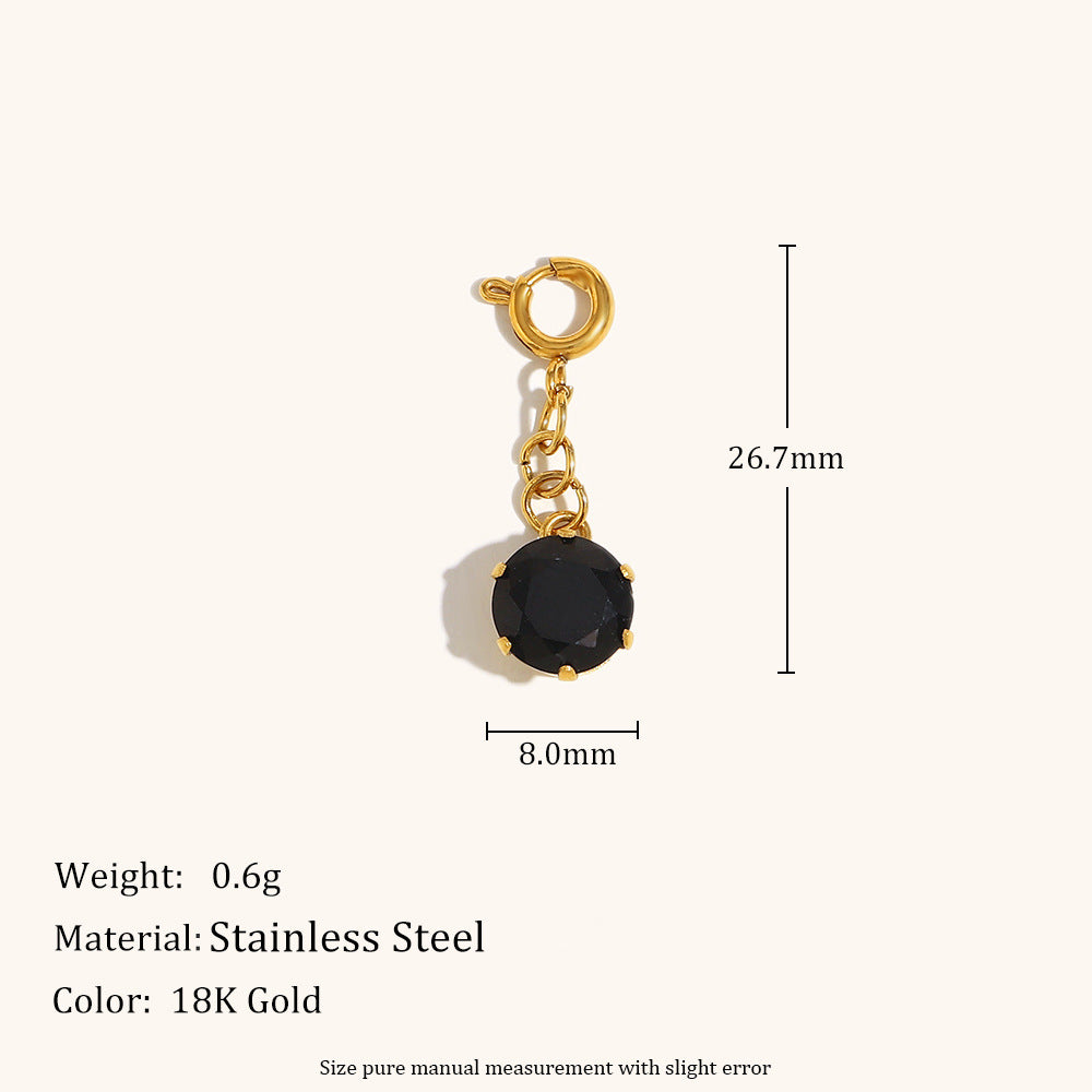 Pendentif européen et américain pendentif acier inoxydable plaqué