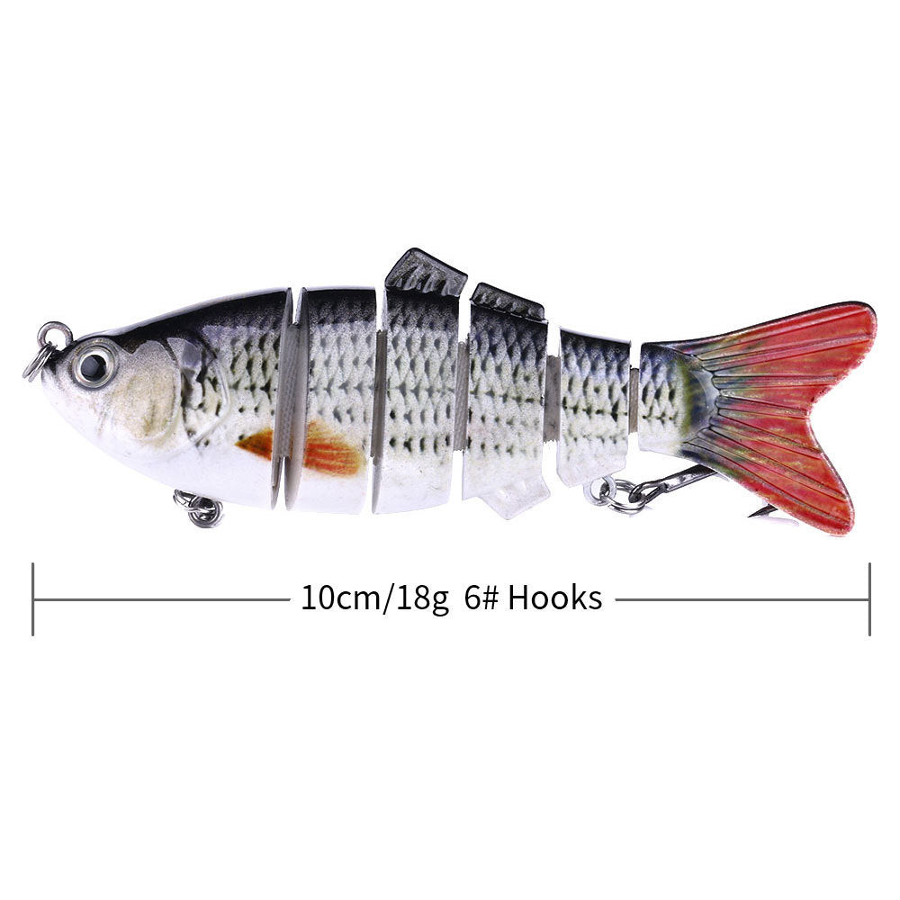 Route des poissons à faux bioniques multisections