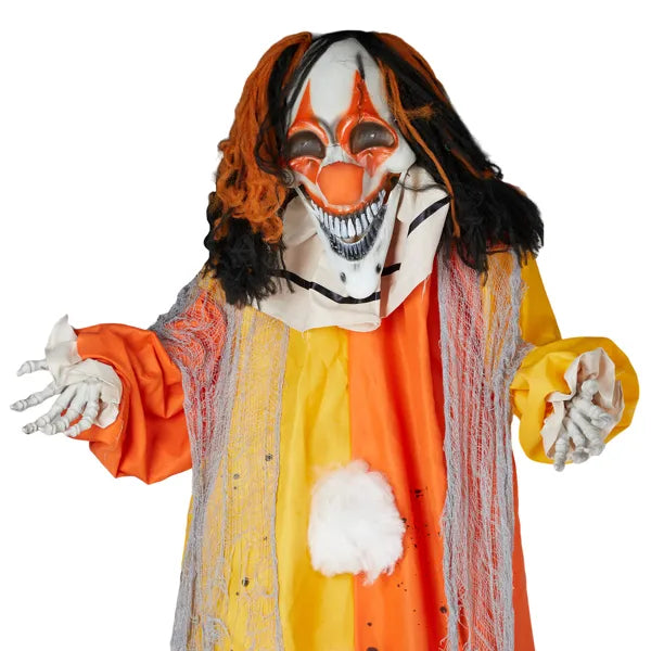Décorations d'Halloween extérieures aux yeux rouges de 8,2 pieds
