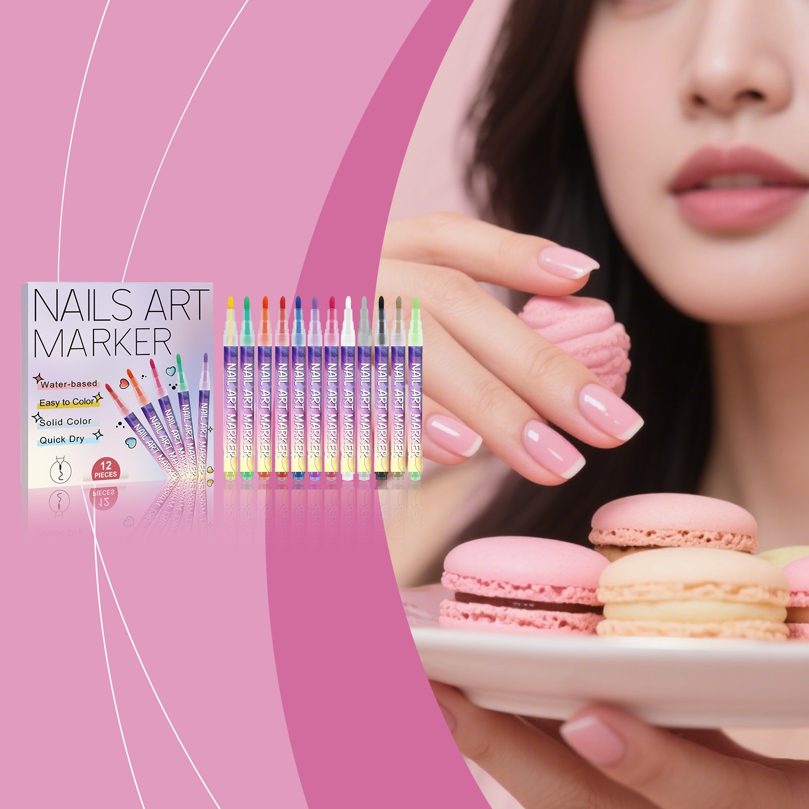 Stylo d'art à ongles