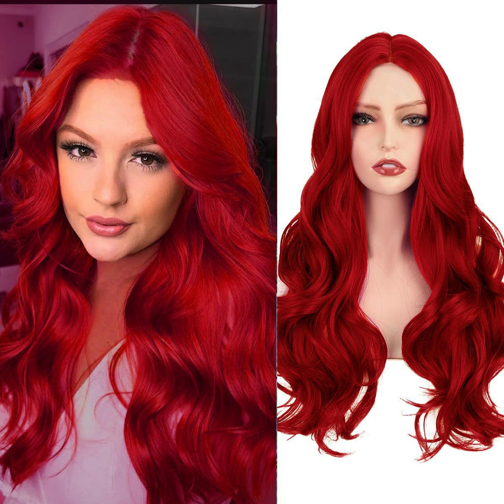 Long Wavy Wig Coiffure synthétique pour femmes