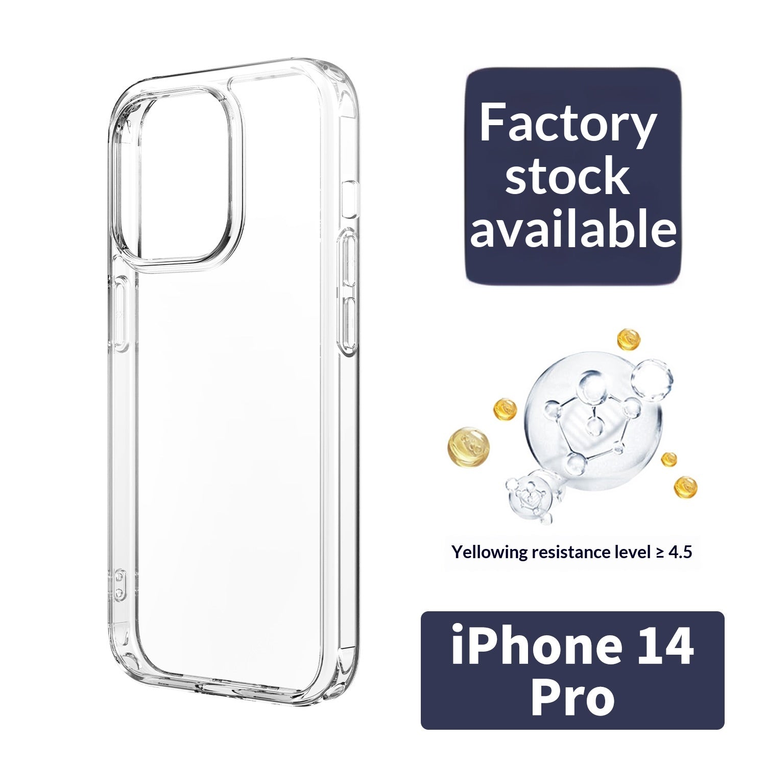 Corps complet transparent Drop preuve téléphone Case