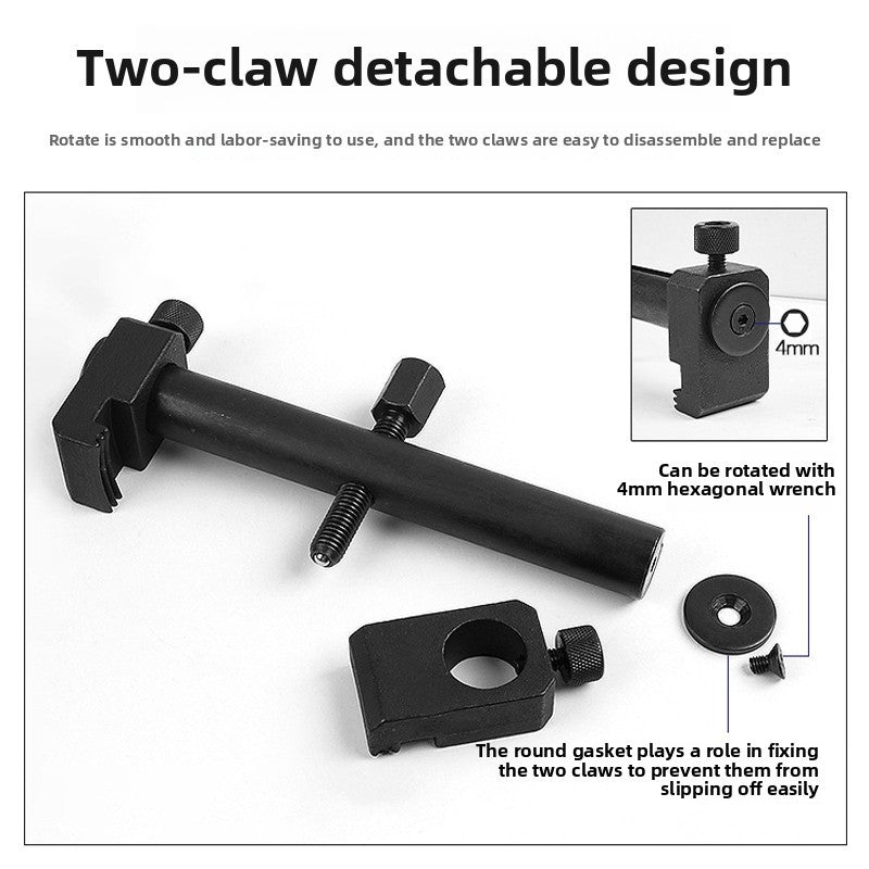 Pull universel pour conduit côtelé Poulies Enleveur d'arbre à cran Outils de moteur de garage