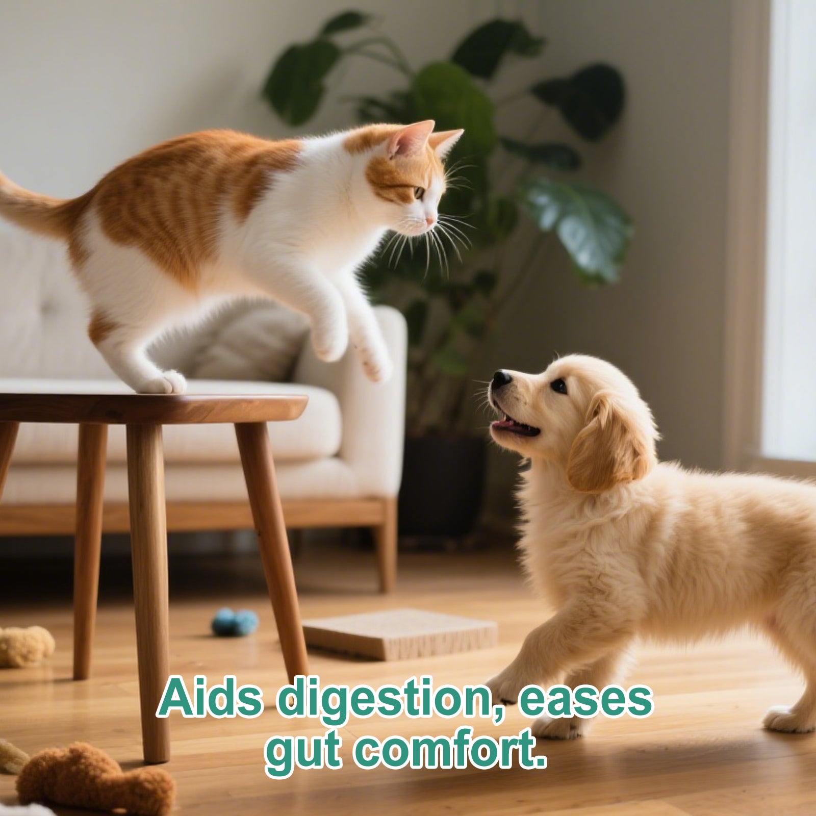 Poudre de nettoyage des dents des animaux de compagnie
