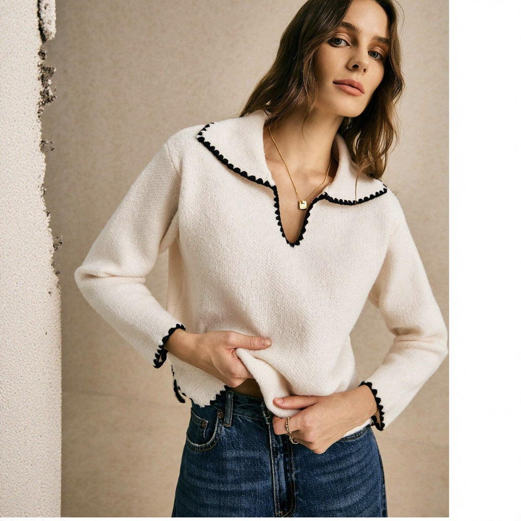 Chandails à dos long pour femmes Top