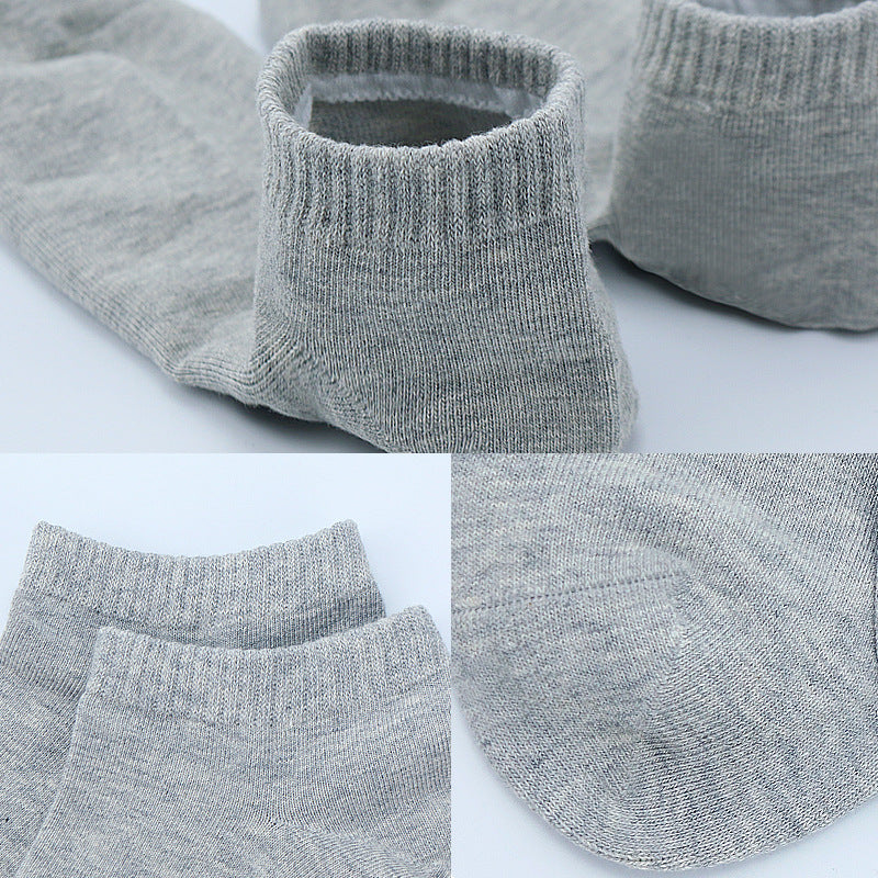 Hommes Coton Déodorant de couleur uni et Chaussettes à cheville absorbant la sueur