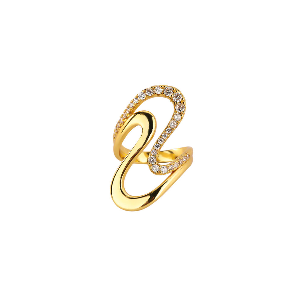 Anneau Zircon de luxe légère pour femmes