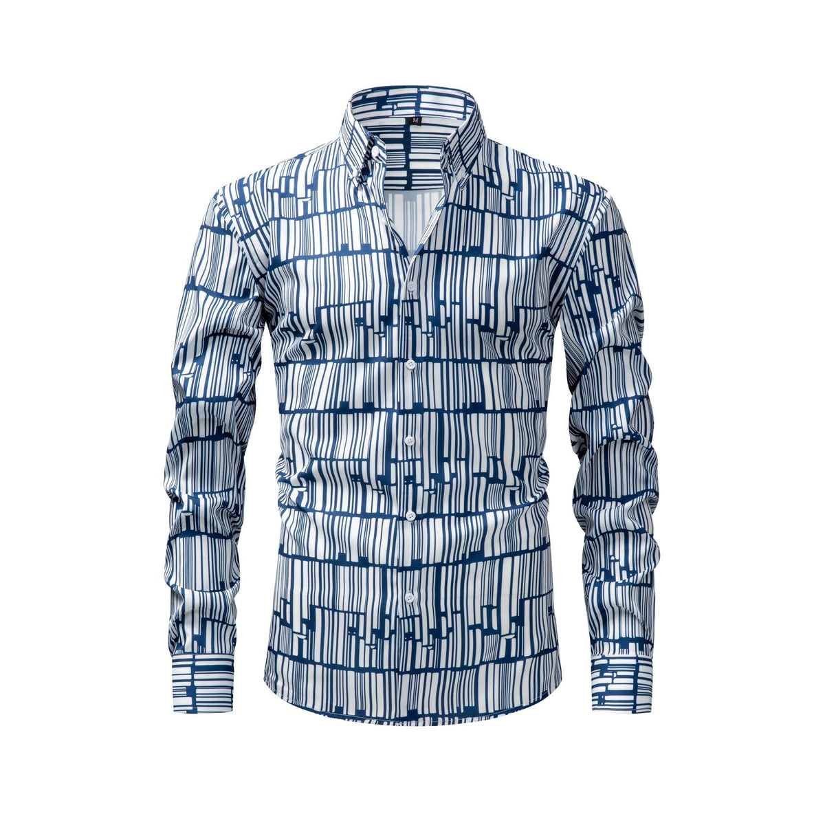 T-shirt pour homme à manches longues imprimé numérique à quatre voies Jiana