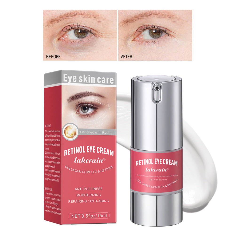 Eye Cream Stick Hydratant la peau de l'œil Fading Wrinkle Fishtail Pattern Cercles foncés