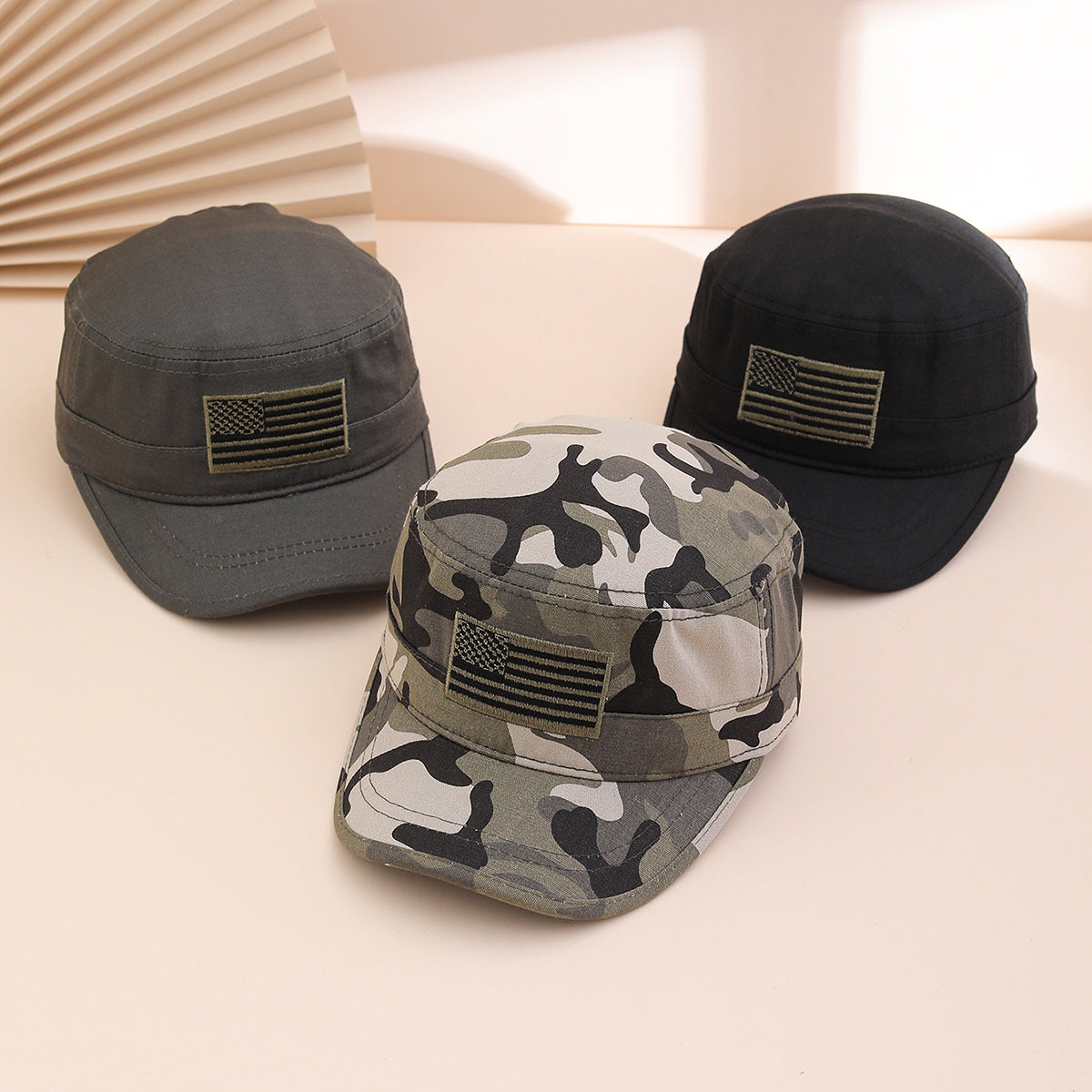 Mode Camouflage Motif Drapeau national Casquette de baseball
