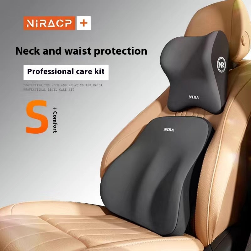 Coussin d'assise en mousse de mémoire d'appuie-tête automobile