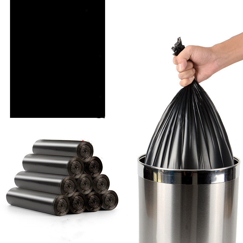 Ménagère épaissé jetable noir à bouche plate roll cuisine Tir-grade grand sac en plastique