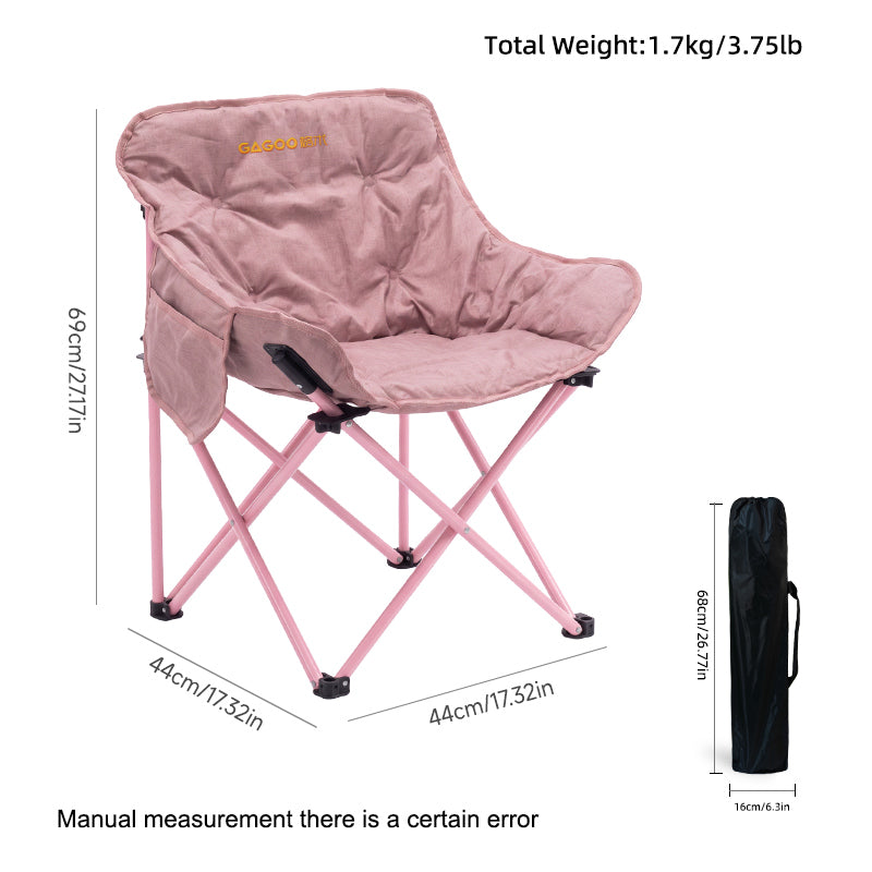 Chaise Moon rembourrée portable