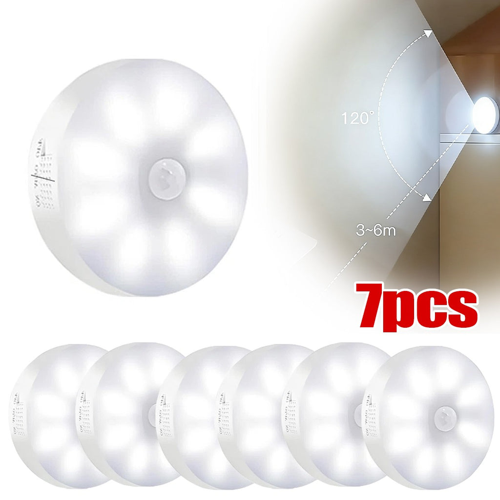 Capteur lumière LED Motion PIR USB rechargeable Armoire portable lampe de nuit