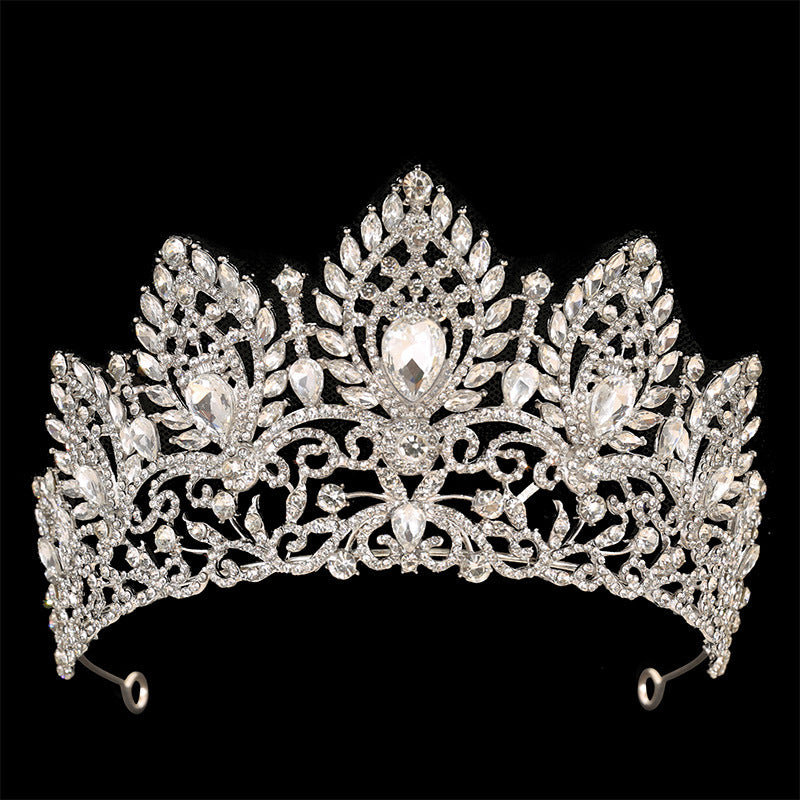 Cristal Crown Headdress Accessoire pour cheveux de mariée Style japonais et coréen haut de gamme