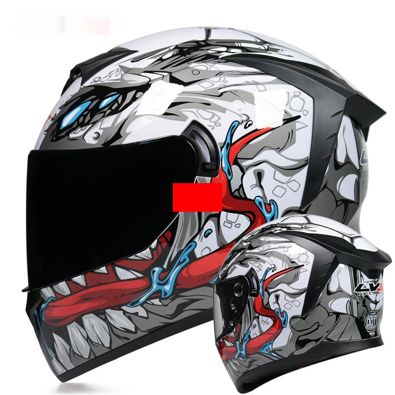Casque de moto à double objectif pour hommes et femmes