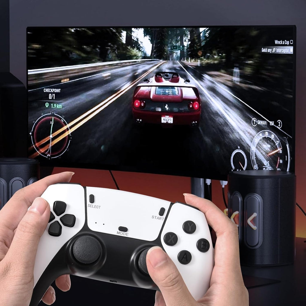 20000 Retro Video Game Console 4K HD TV Game Stick Encre.2 Contrôleur sans fil
