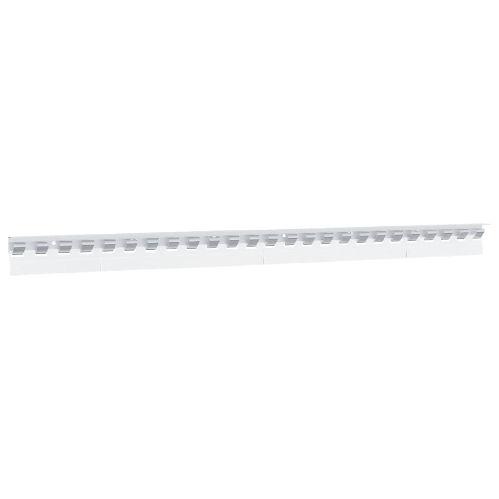 Bande Rideau Crochet Rail Argent 1 m Acier inoxydable
