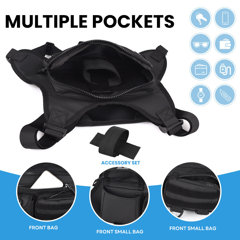 Sports de plein air sac de poitrine d'équitation respirant vest