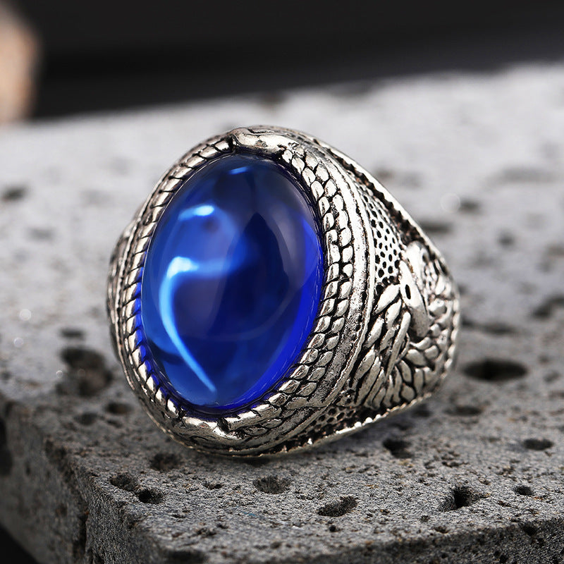 Bague homme électroplaqué mode et minimaliste