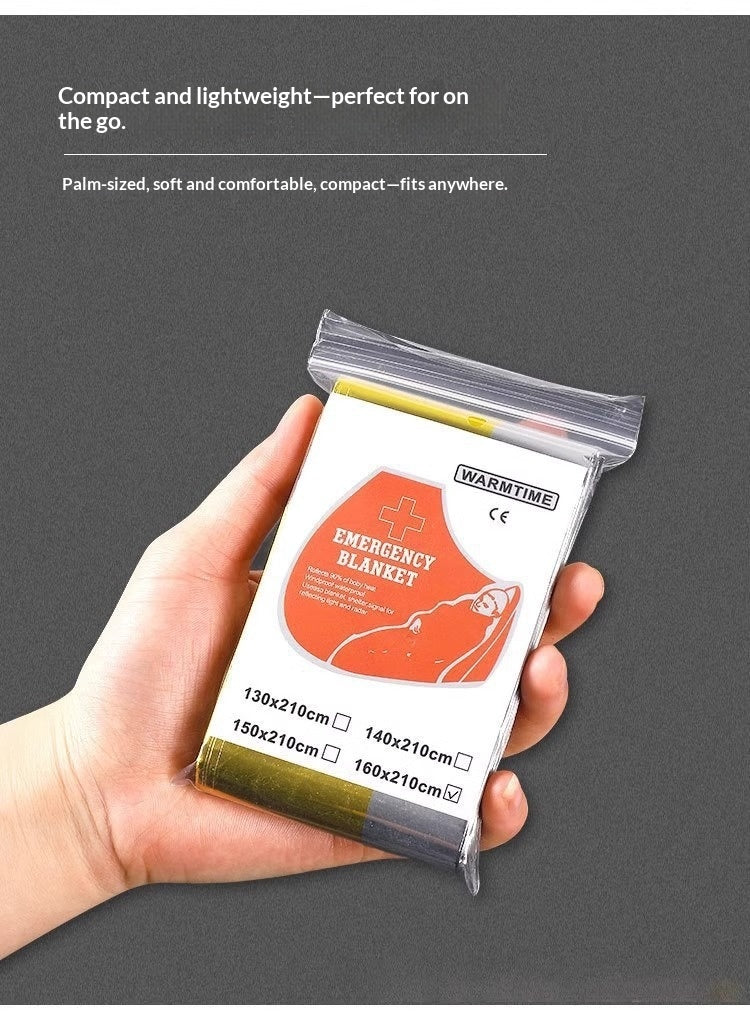 Couverture extérieure d'urgence pour la protection contre le froid Et la survie sauvage
