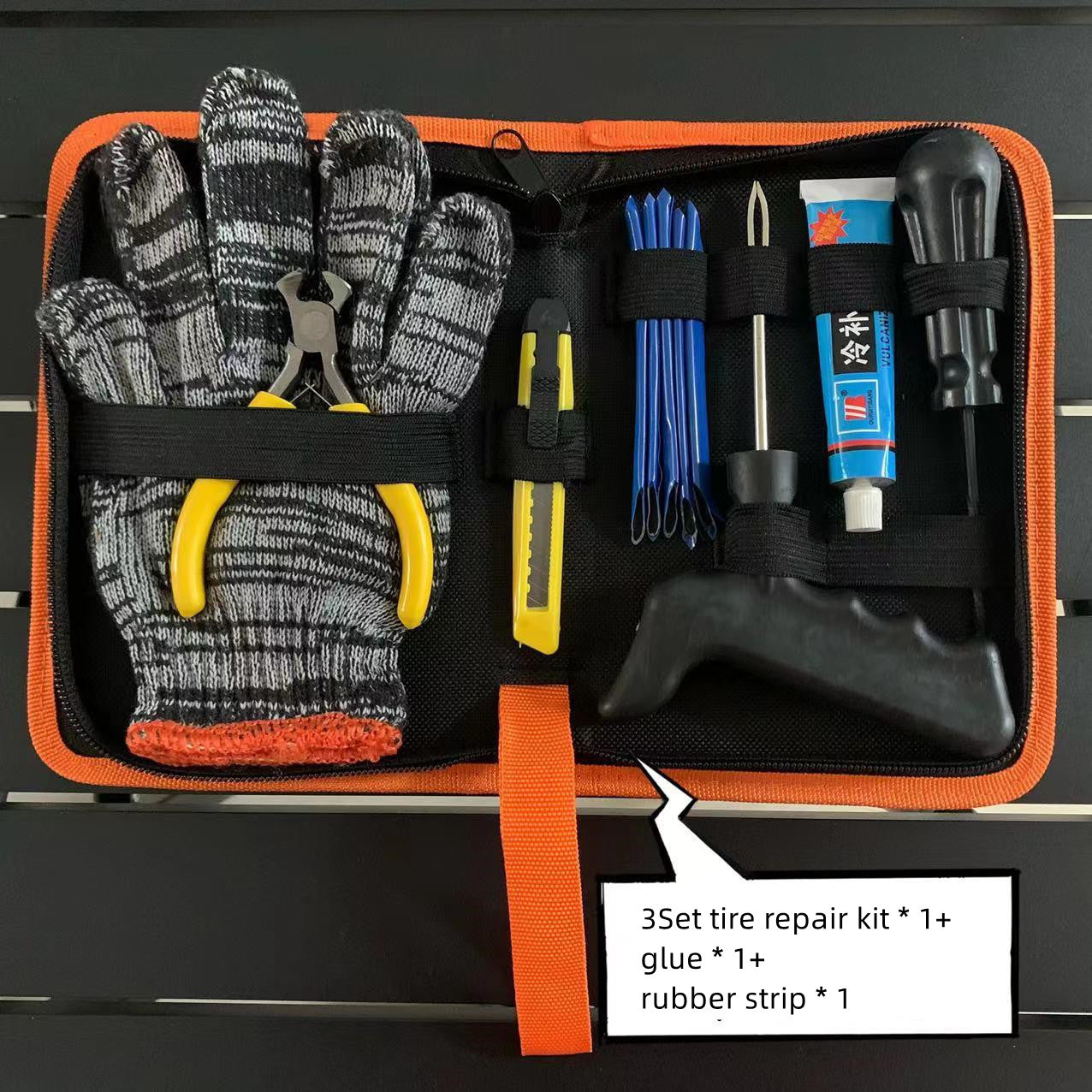 Kit de réparation de pneus de moto de haut de gamme
