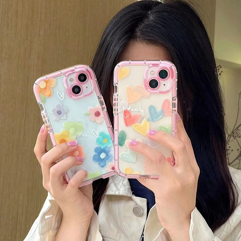 Fille Flower Love Téléphone portable Case