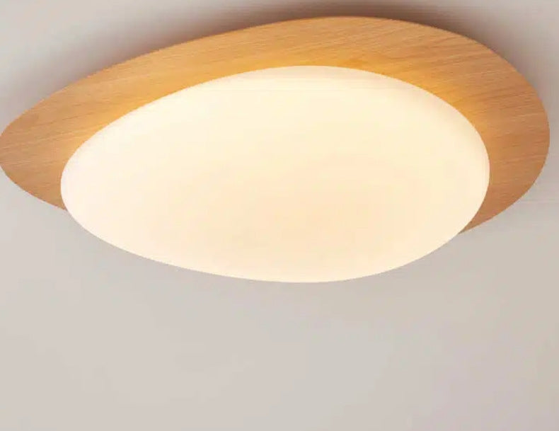 Protection intégrale des yeux Minimaliste Moderne de plafond de galets de grain de bois pour le Mas