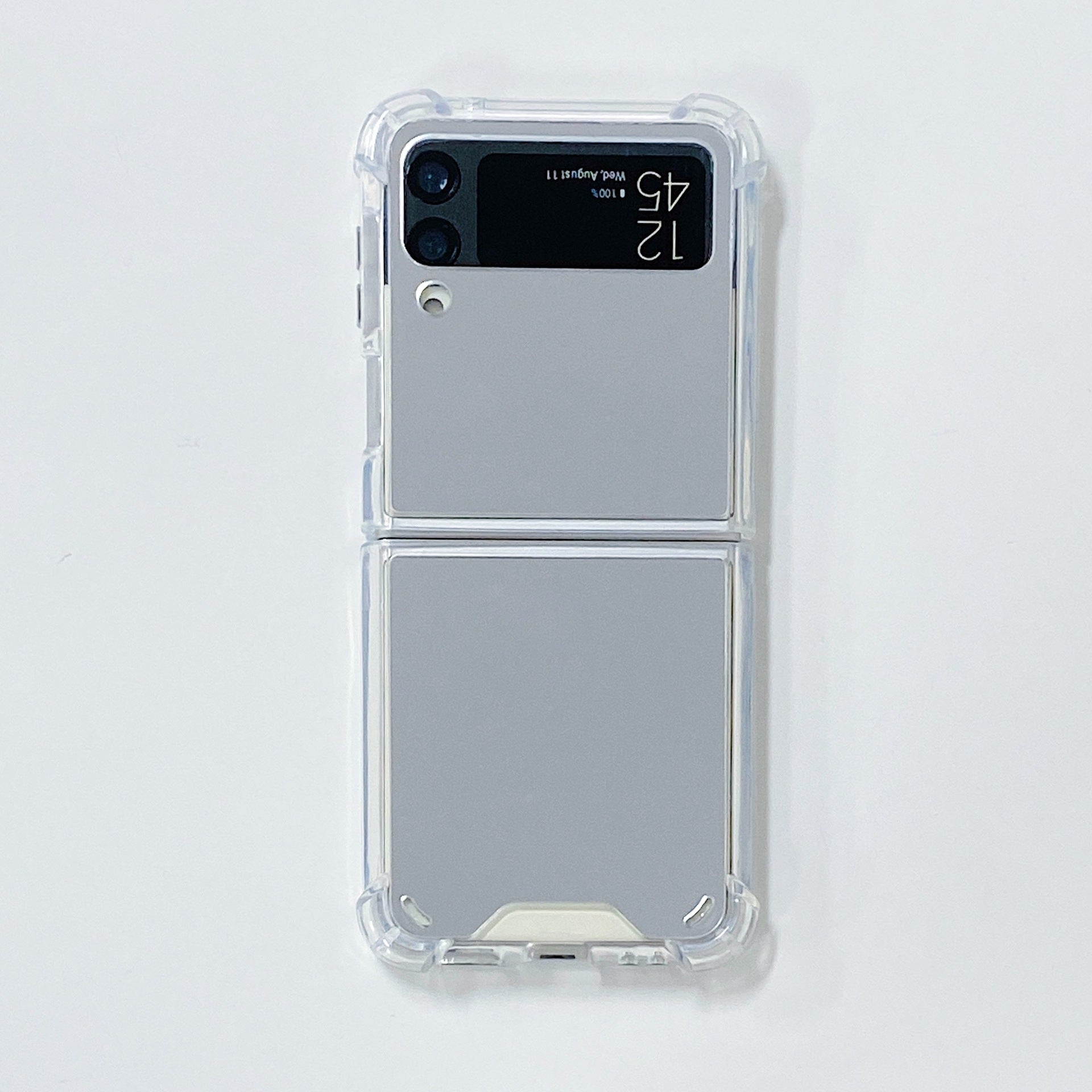 Étui de téléphone pliant miroir acrylique souple