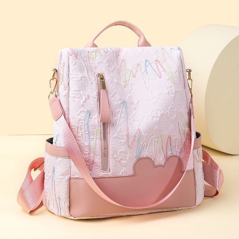 Sac à dos multifonctionnel léger et fashionable pour femme