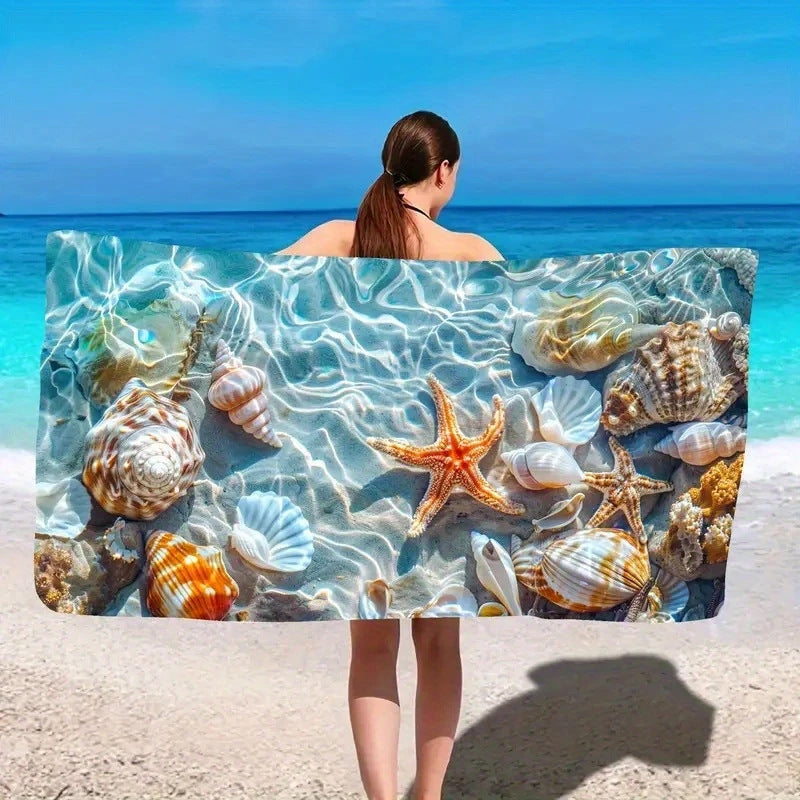 Serviette de plage en microfibre à séchage rapide