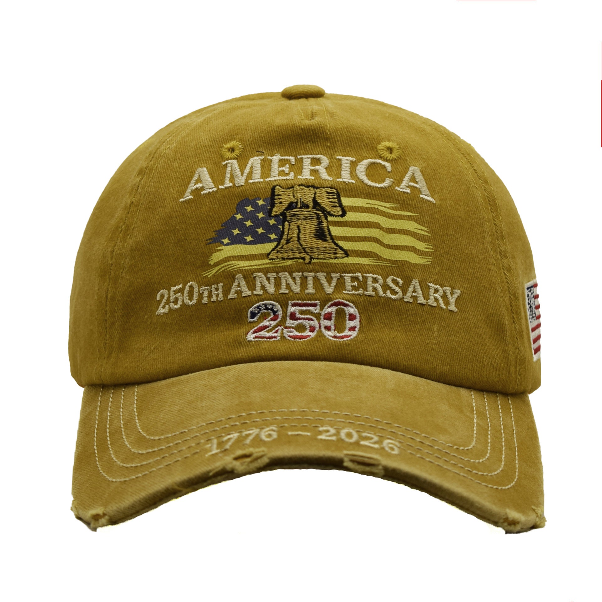 Broderie 250e anniversaire Chapeau commémoratif Casquette de baseball