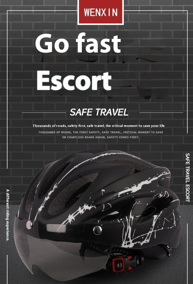 Mountain Highway Véhicule Aspiration magnétique Gants Casque d'équitation Respirant et coupe-vent