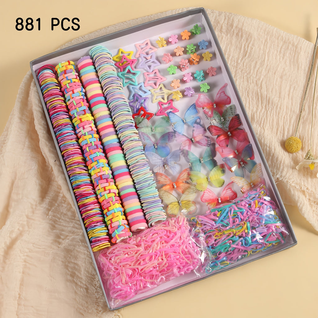 Enfants épingle à cheveux Coiffure Suit Princess Rubber Band Accessoires de cheveux Suit