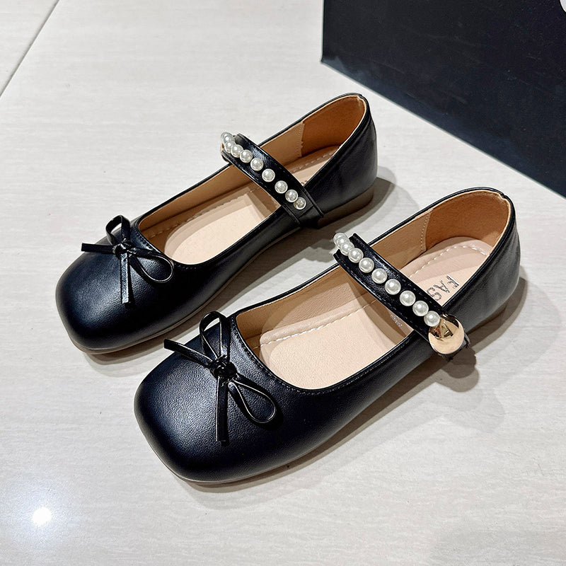 Filles & Femmes Style doux Pearl Mary Jane Flats