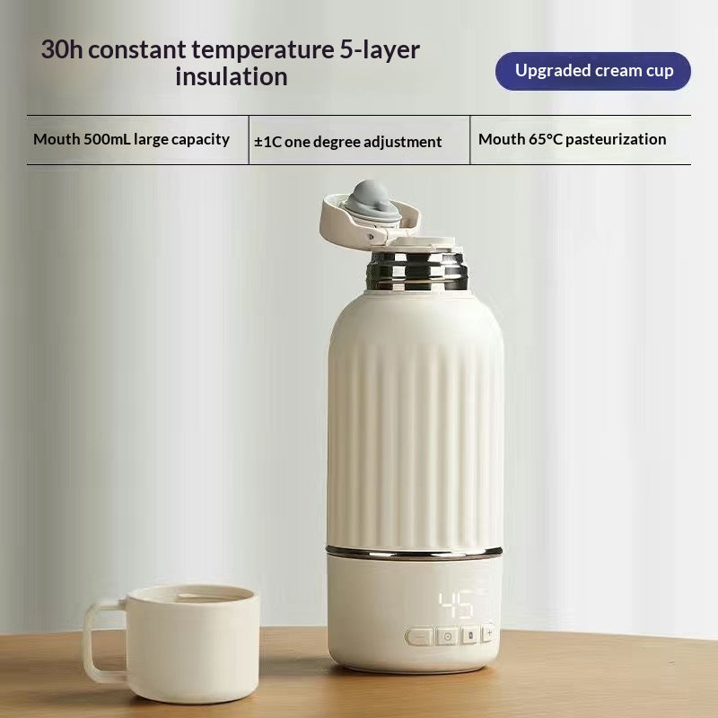 Constant temperature milk maker mug