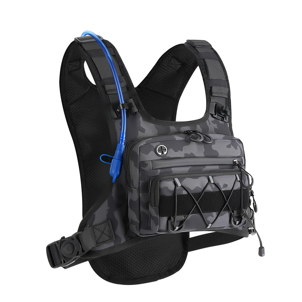 Tactical Chest Pack multifonctionnel adapté à la course sur piste
