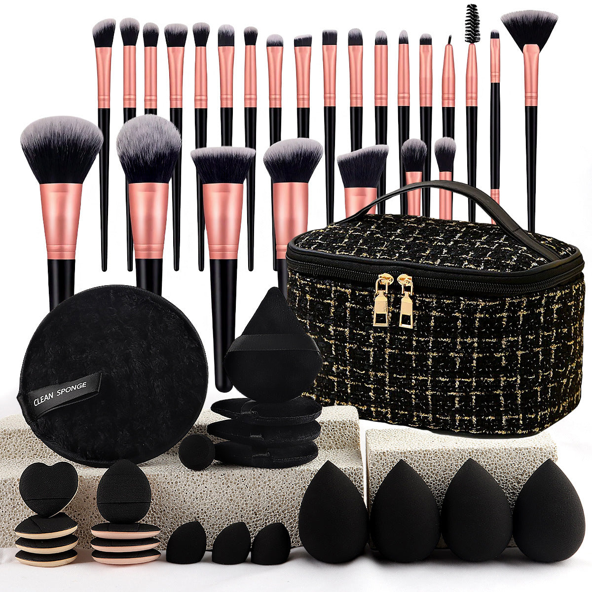 47 Ensembles d'outils de beauté Ensemble de brosse de maquillage cosmétique