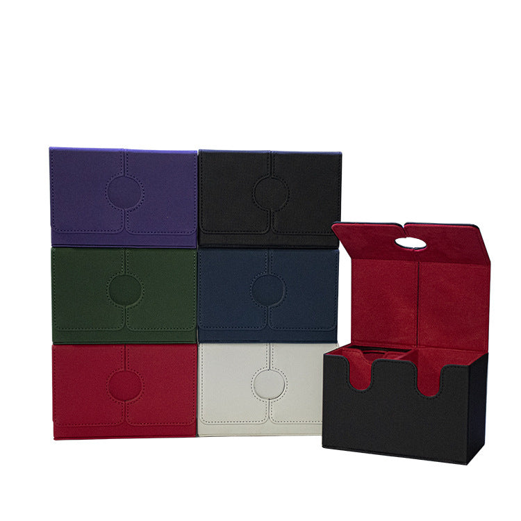 Boîte de rangement avec tiroirs à carte en polyuréthane double couche