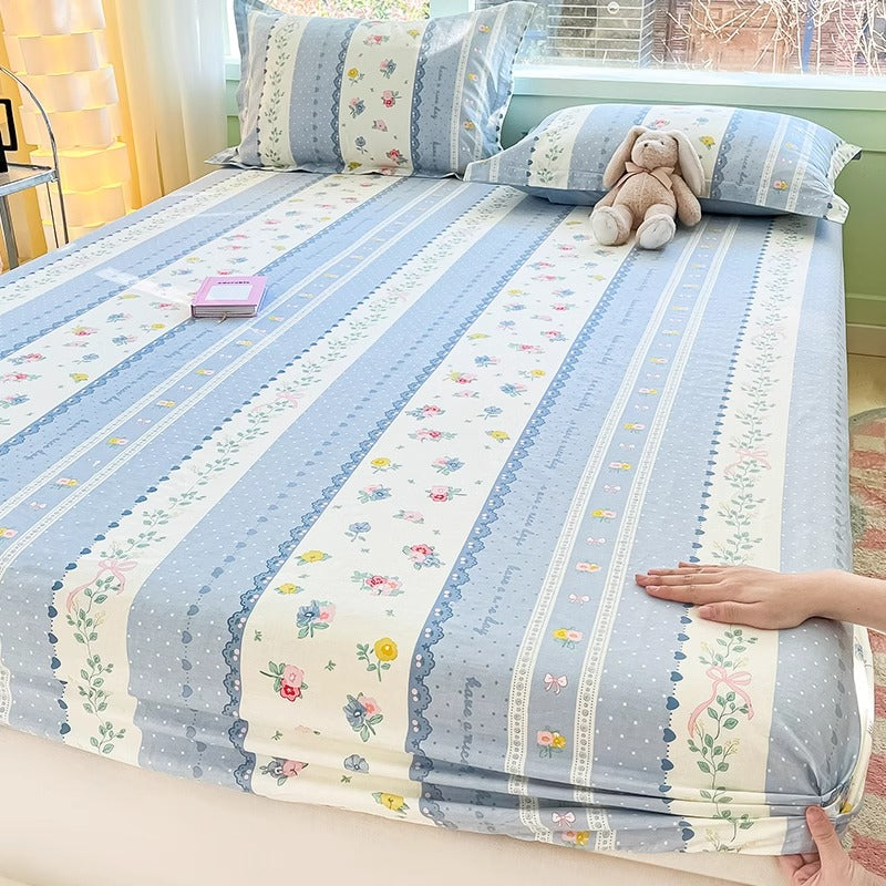 Cartoon Pure Cotton Fitted Sheet Une pièce