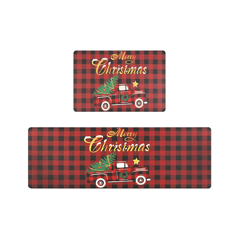 Tapis de porte décoratif de Noël festive