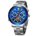 Fashion Casual Multi-fonction Tourbillon Montre mécanique automatique