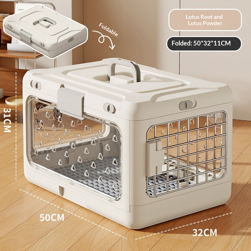 Portable Polding Pet Carrier pour les chats Idéal pour le voyage