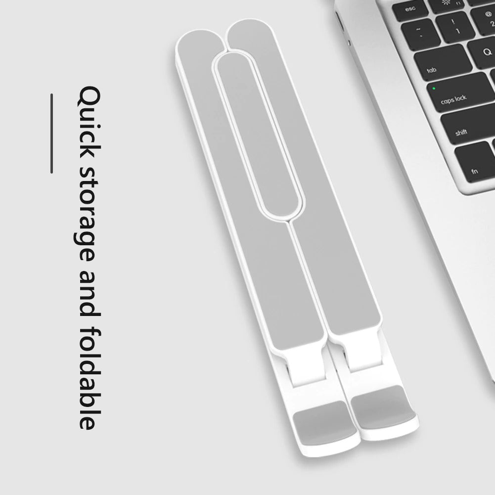 Support de support pour ordinateur portable antidérapant réglable Base Riser 6 Gears Hauteur Notebook Refroidissement