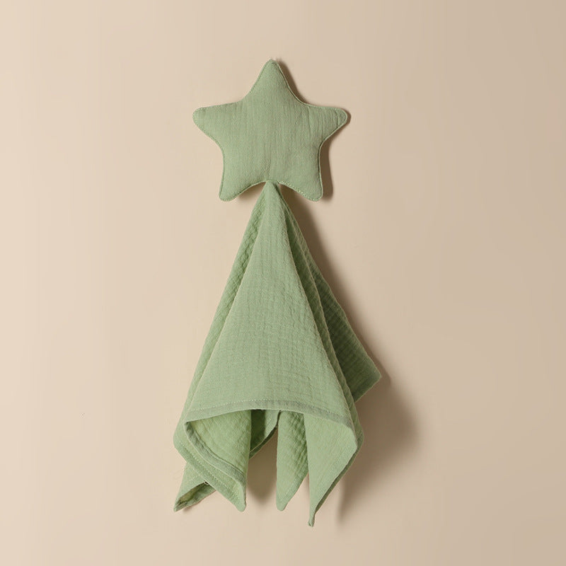 Serviette époustouflante en coton Gauze-1 an bébé Coax Nap Sleep Hand Puppet