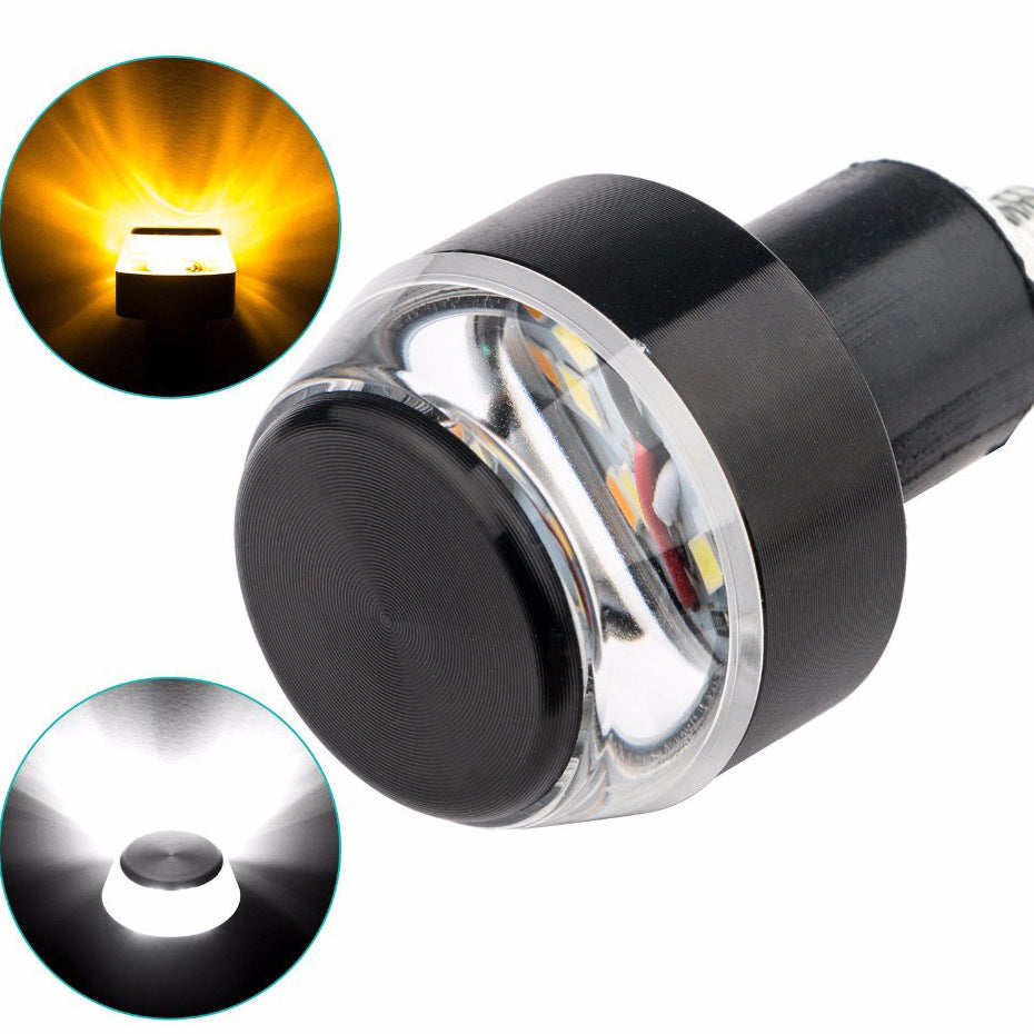 Terminal de poignée de moto 12LED Indicateur de virage bicolore