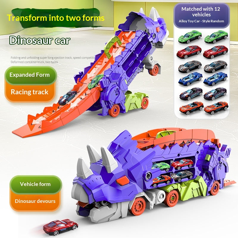 Shifting Shapes Triceratops Folding Toy Set