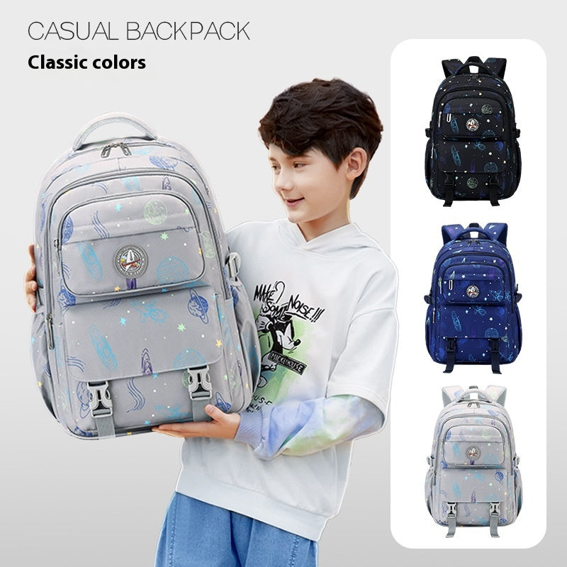 Sac à dos de l'élève de l'école primaire Starry Sky Leisure Schoolbag